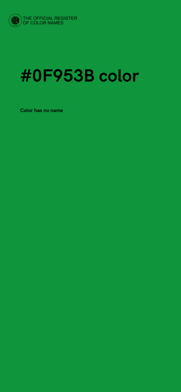 #0F953B color image