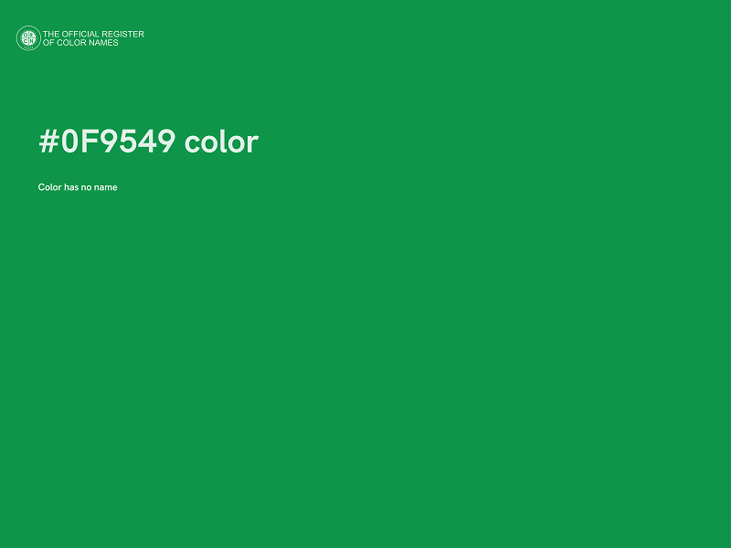 #0F9549 color image
