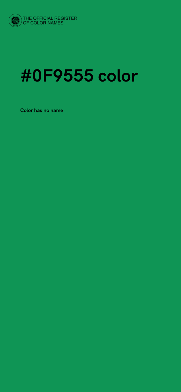 #0F9555 color image