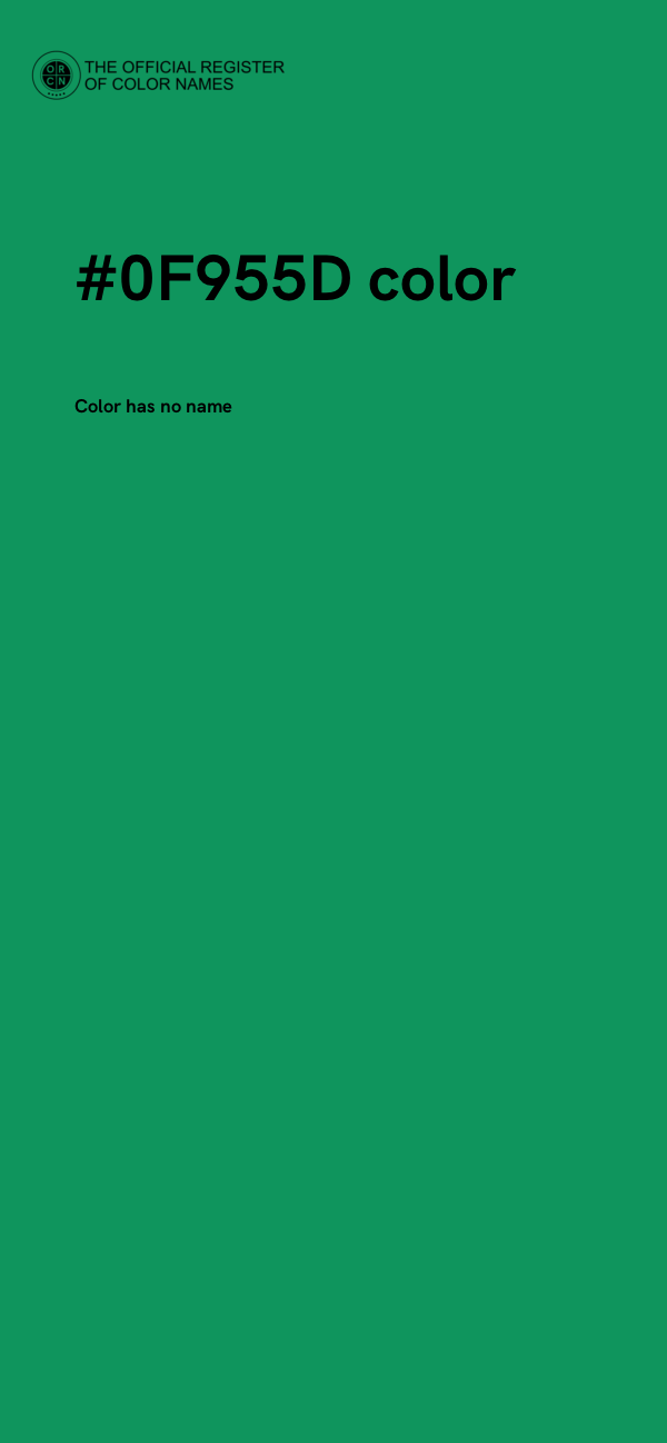 #0F955D color image