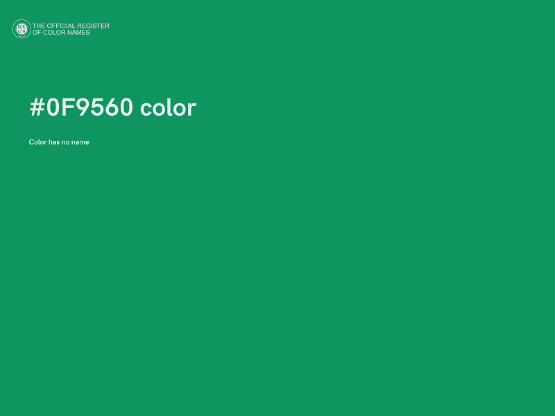 #0F9560 color image