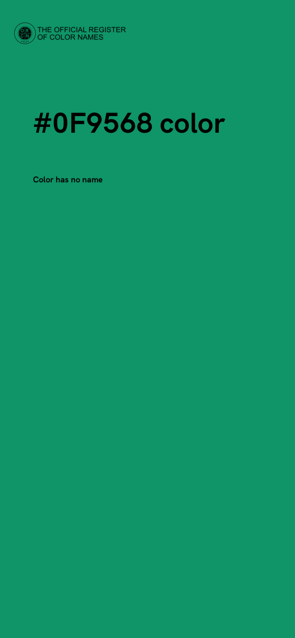 #0F9568 color image