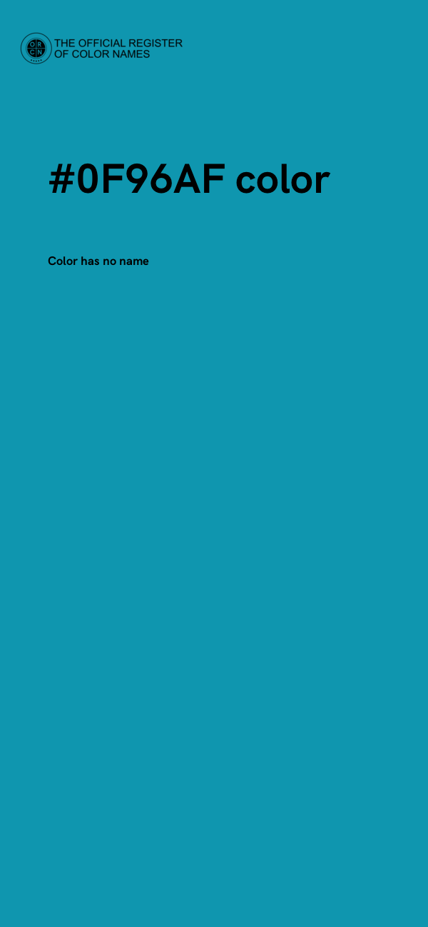#0F96AF color image