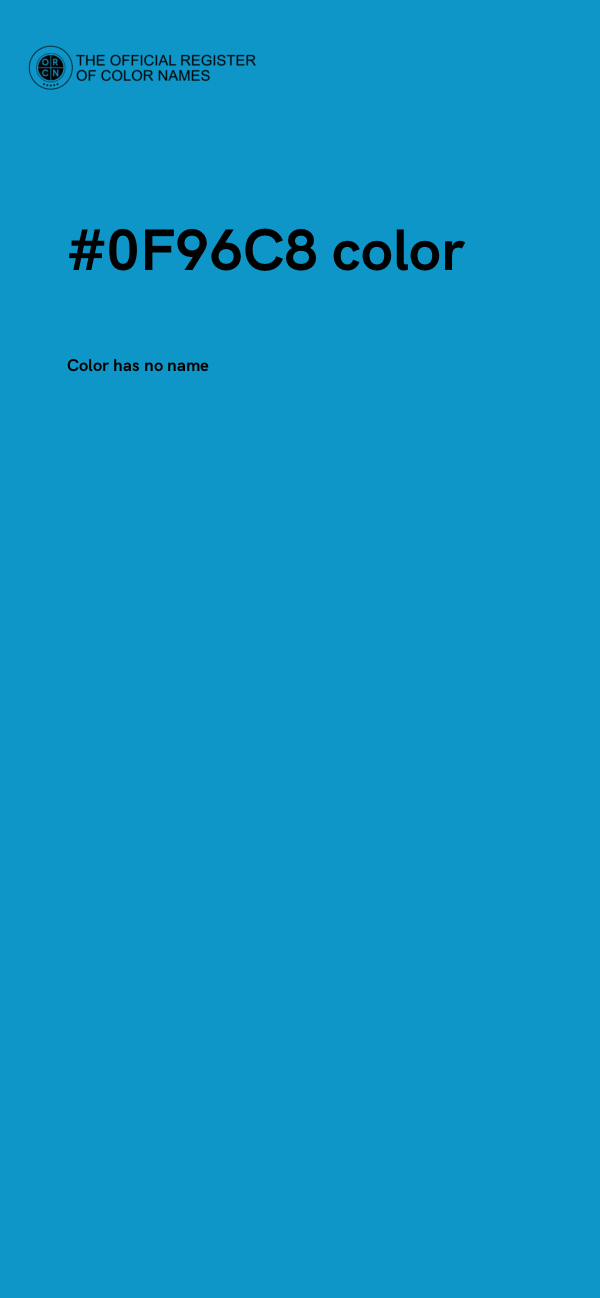 #0F96C8 color image