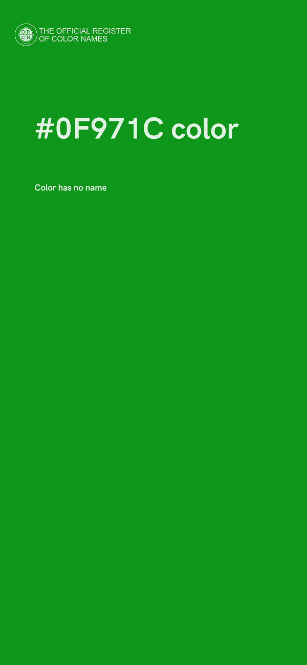 #0F971C color image