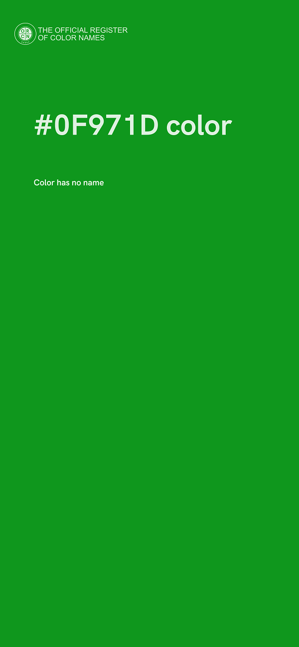 #0F971D color image