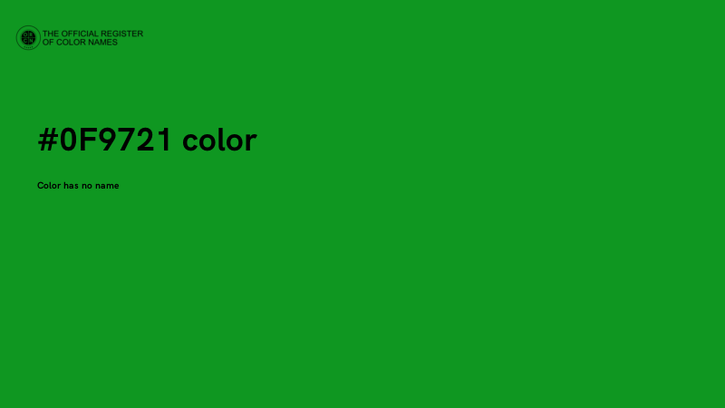 #0F9721 color image