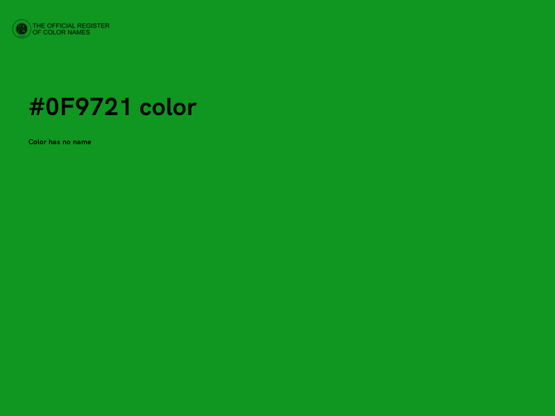 #0F9721 color image