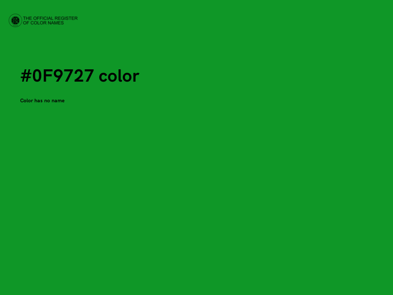 #0F9727 color image