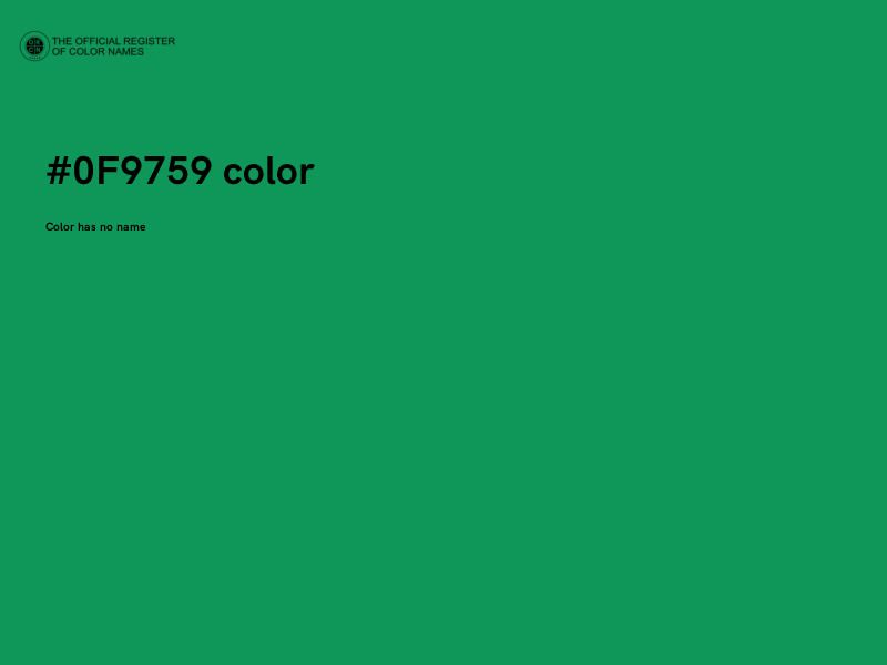 #0F9759 color image