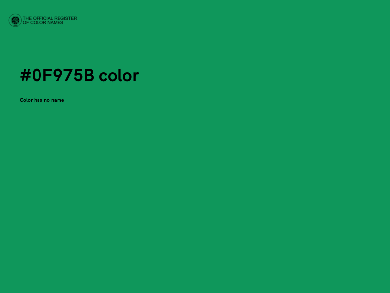 #0F975B color image