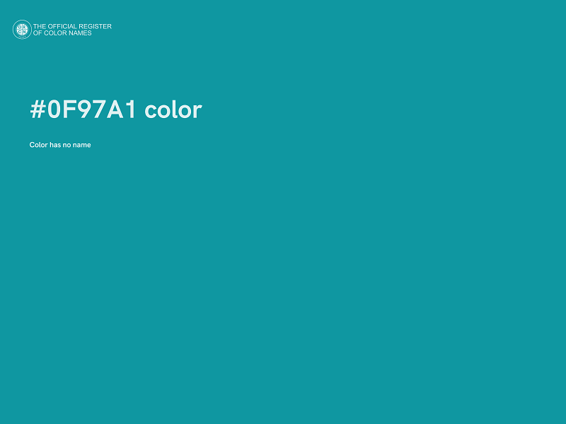 #0F97A1 color image