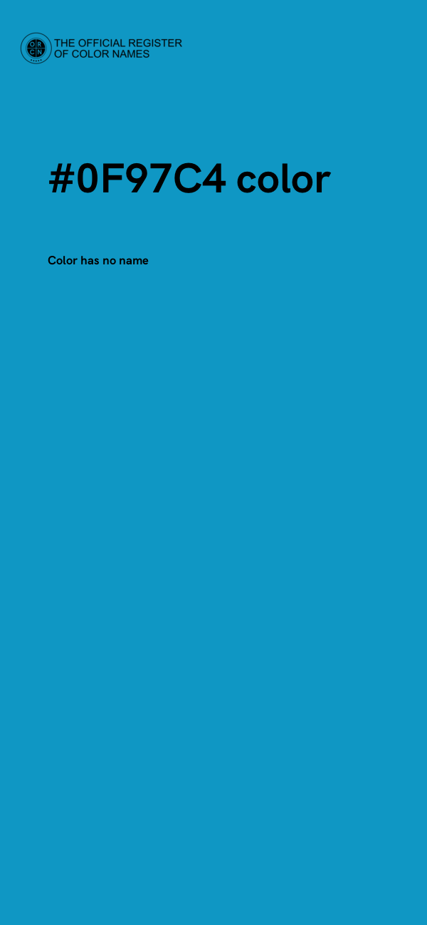 #0F97C4 color image