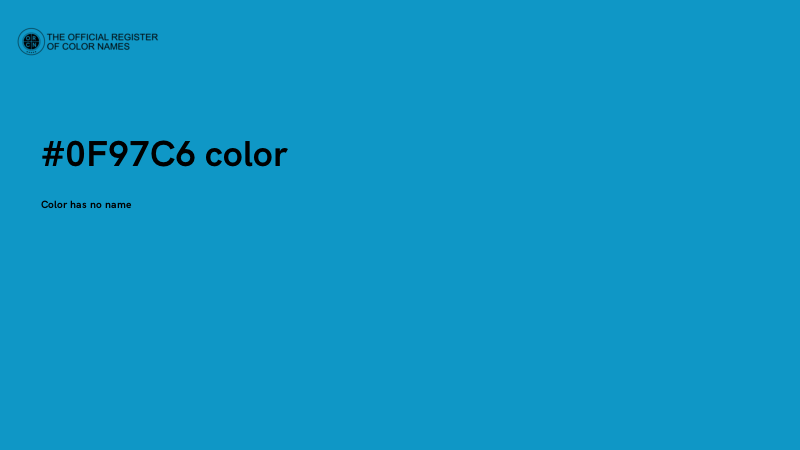 #0F97C6 color image