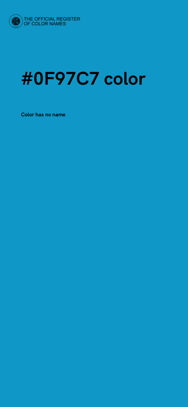#0F97C7 color image
