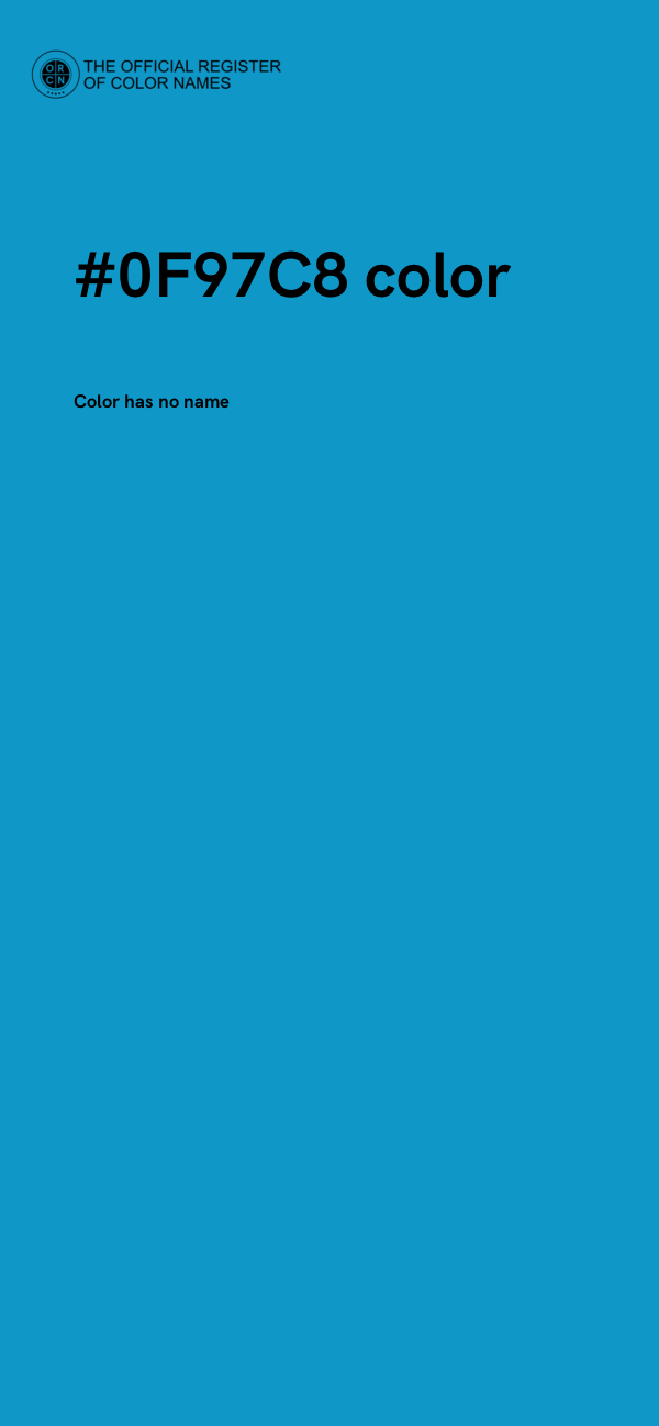 #0F97C8 color image