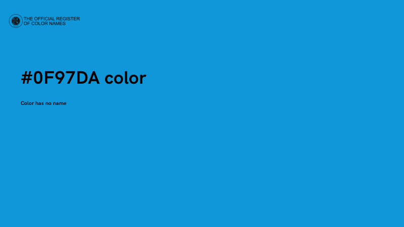 #0F97DA color image
