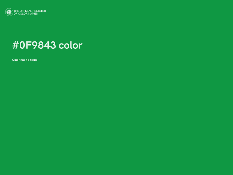 #0F9843 color image
