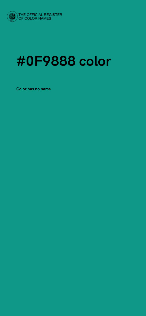#0F9888 color image
