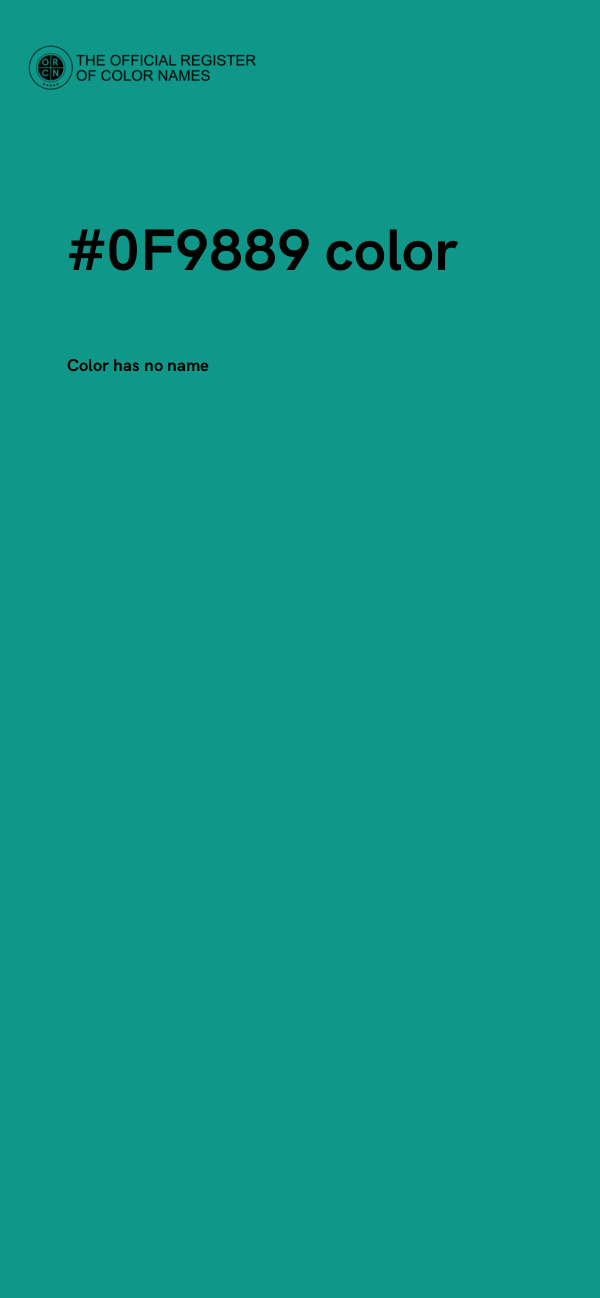 #0F9889 color image