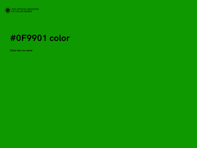 #0F9901 color image