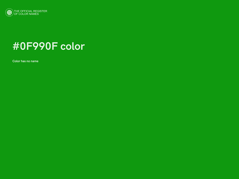#0F990F color image