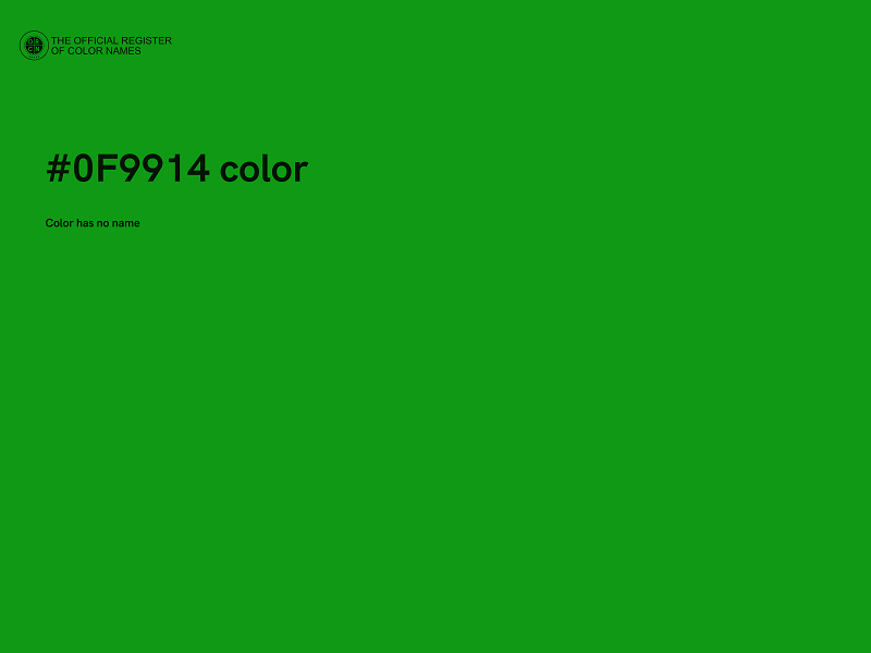 #0F9914 color image