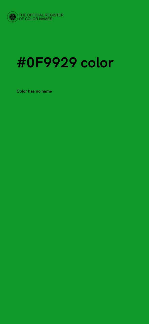 #0F9929 color image