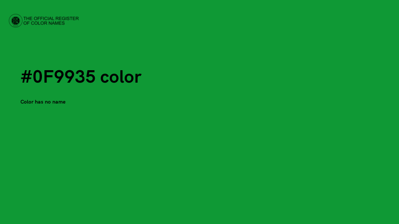 #0F9935 color image