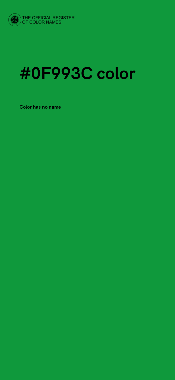 #0F993C color image
