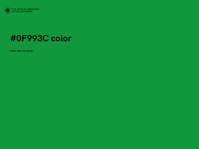 #0F993C color image