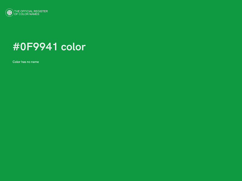 #0F9941 color image