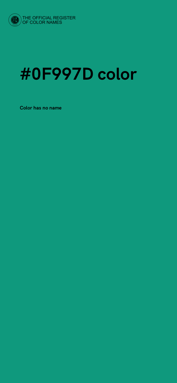 #0F997D color image