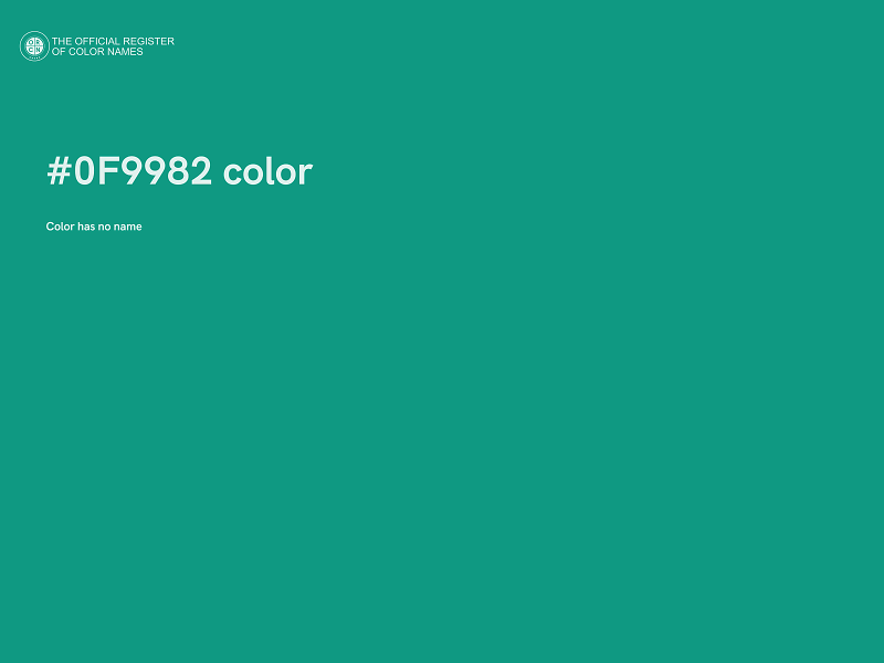 #0F9982 color image