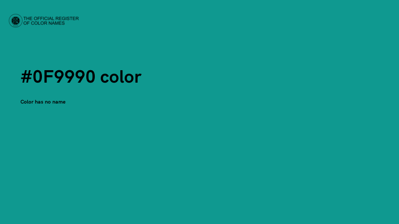 #0F9990 color image