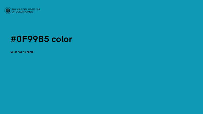 #0F99B5 color image