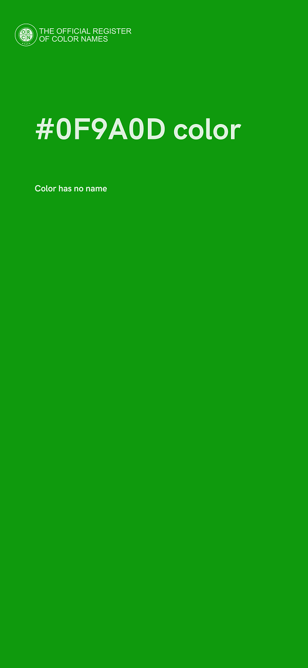 #0F9A0D color image