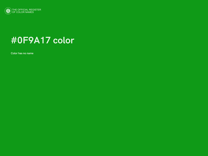 #0F9A17 color image