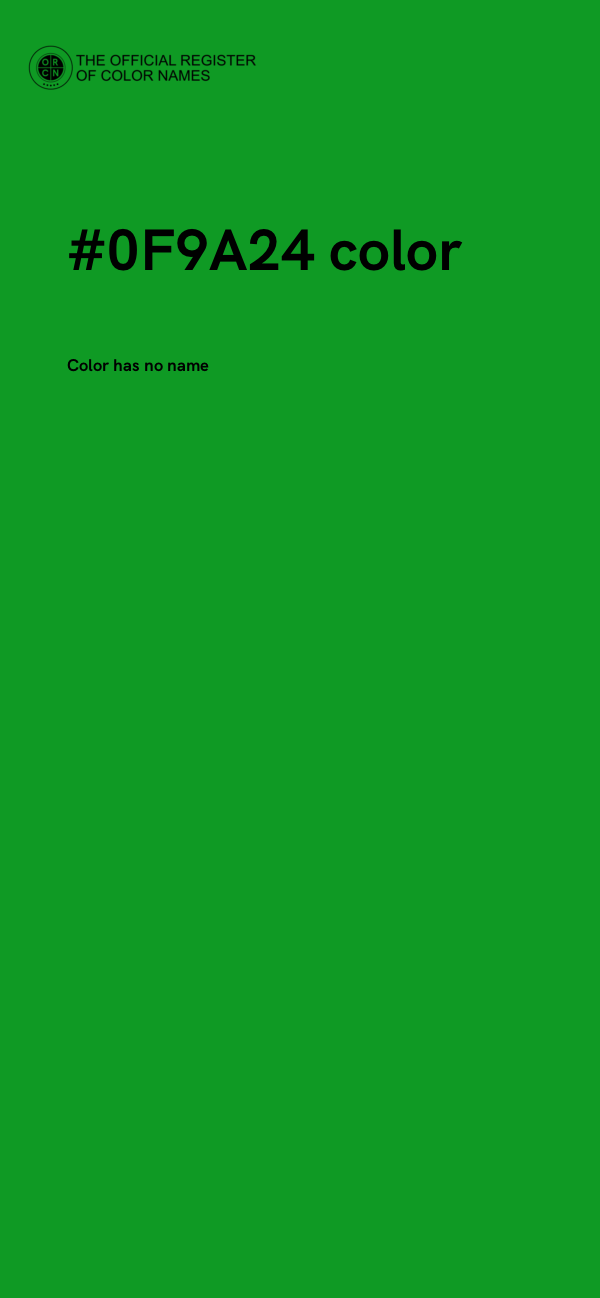 #0F9A24 color image