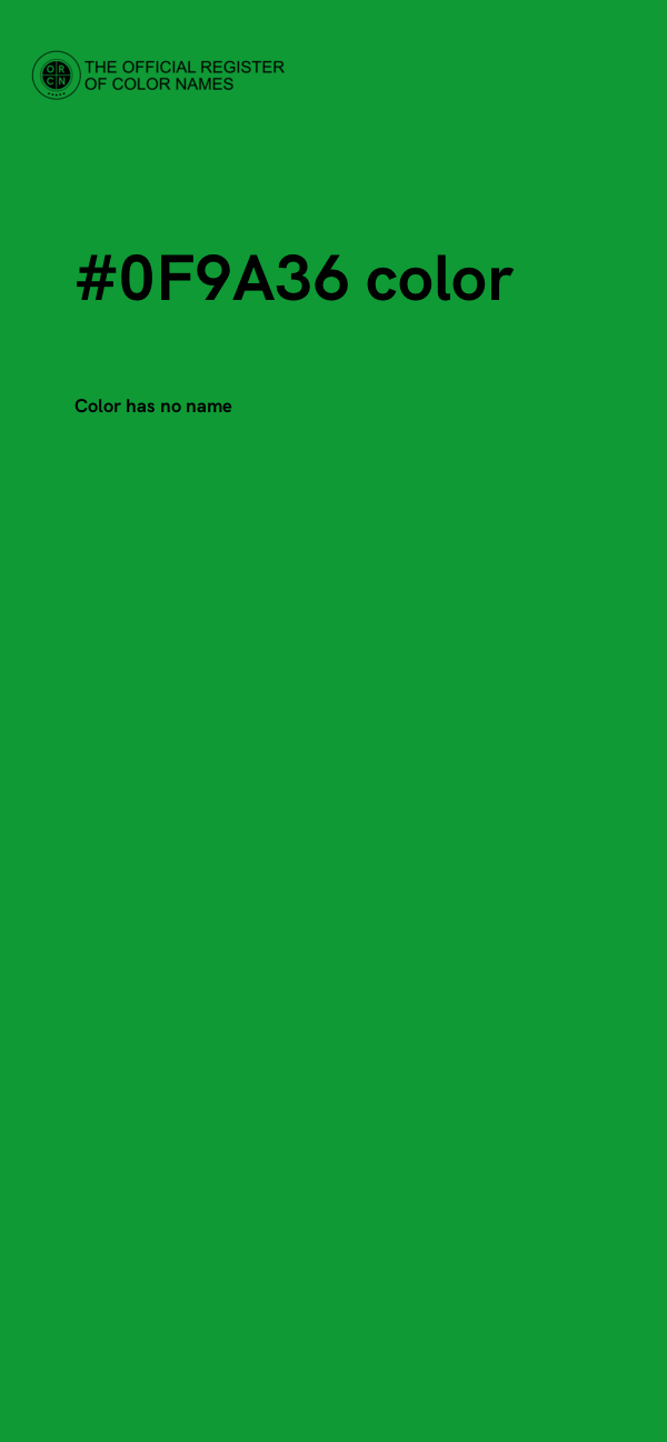 #0F9A36 color image