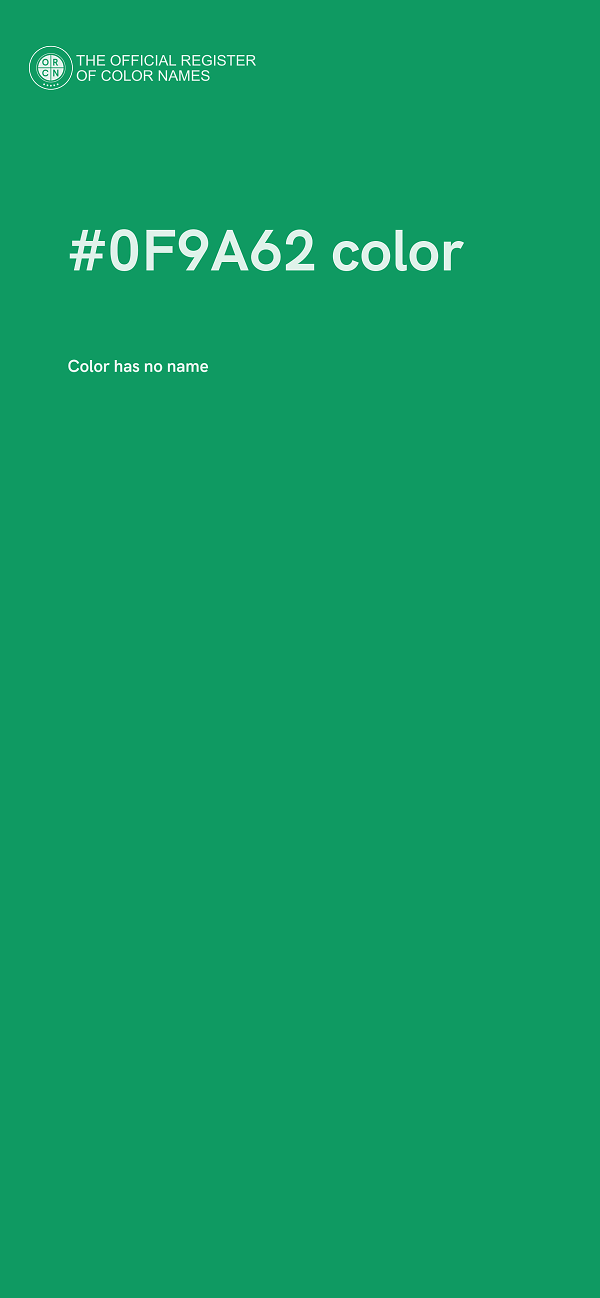 #0F9A62 color image