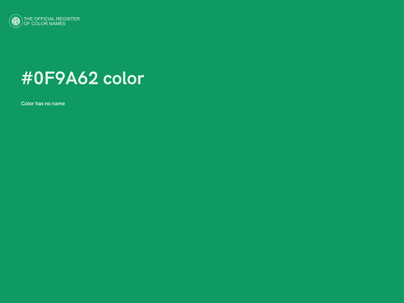 #0F9A62 color image