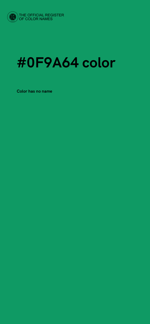 #0F9A64 color image