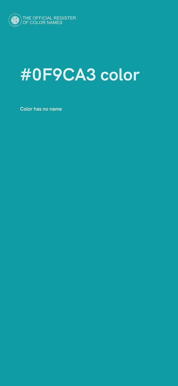#0F9CA3 color image