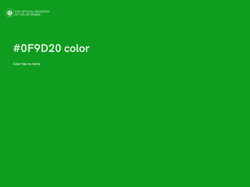 #0F9D20 color image