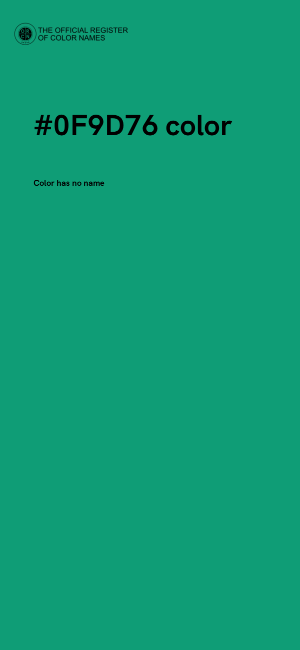 #0F9D76 color image