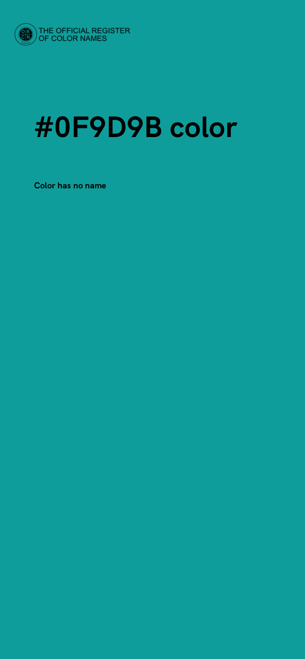 #0F9D9B color image