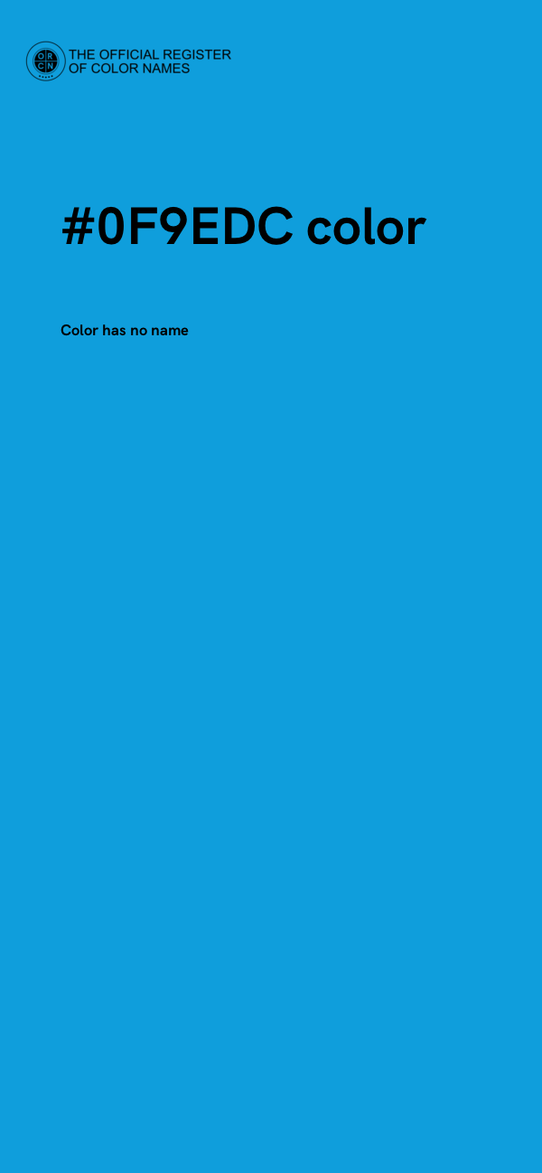 #0F9EDC color image