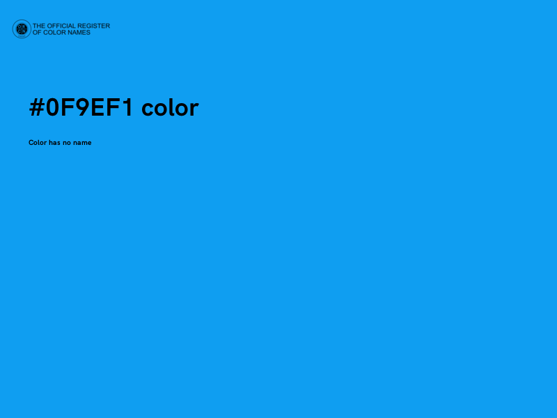 #0F9EF1 color image