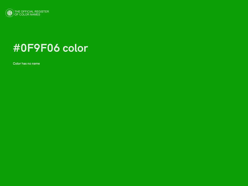 #0F9F06 color image